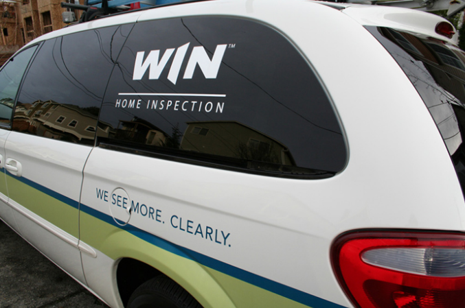 WIN Home Inspection van