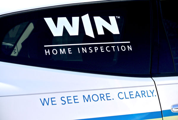 WIN Home Inspection van