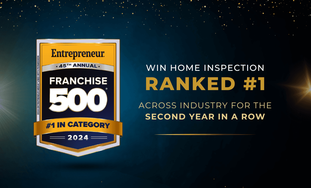 WIN Home Inspection Ranked #1 by Entrepreneur 2nd Time in a Row